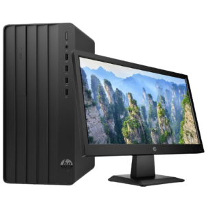 HP Pro Tower 290 G9 MT Desktop PC Intel Core i5-12400 8GB DDR4 RAM 1TB HDD Storage Intel UHD Graphics 730 Plus Keyboard Mouse & HP P204v 19.5″ Monitor